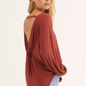 Free People "Shimmy Shake" Flowy Blouse size M